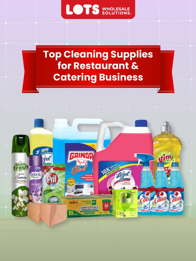 Top Cleaning Supplies for Restaurant & Catering Business